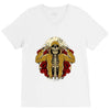 hip hop and rose V-Neck Tee