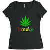 is smoke Women's Triblend Scoop T-shirt