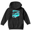 london double decker bus Youth Hoodie