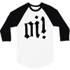 oi punk rock top long sleeve 3/4 Sleeve Shirt