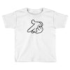 mickey pistol hands gun hip hop mens r&amp;b gangsta banksy grey t shirt s Toddler T-shirt