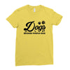 Dogs Because People Suck Ladies Fitted T-Shirt