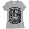 Things Better 1982 Age Approach Magnificent Ladies Fitted T-Shirt