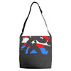 the captain Adjustable Strap Totes