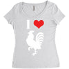 i love cock Women's Triblend Scoop T-shirt