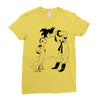 goku vs freeza Ladies Fitted T-Shirt