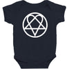 him heartagram new Baby Bodysuit