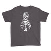 fallen soldier ribbon never forget military Youth Tee