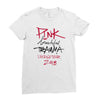 pink beautiful trauma world tour 2018 Ladies Fitted T-Shirt