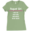 August Girl Ladies Fitted T-Shirt