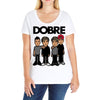 dobre twins dobre brother Ladies Curvy T-Shirt