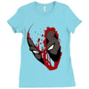 deadpool Ladies Fitted T-Shirt