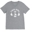 This Girl Loves Her Cat V-Neck Tee