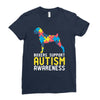 boxers support autism awareness Ladies Fitted T-Shirt