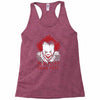 we all float down here Racerback Tank