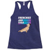 frenchies and yoga Racerback Tank