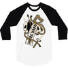 work hard until die 3/4 Sleeve Shirt