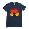 Samurai Sunset Ladies Fitted T-Shirt