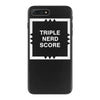 triple nerd score iPhone 7 Plus Case