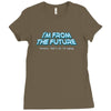im from the future prezels thats all im saying Ladies Fitted T-Shirt