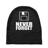 never forget 3.5 floppies Baby Beanies