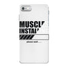 muscles installing iPhone 7 Case