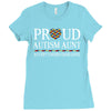 proud autism aunt Ladies Fitted T-Shirt