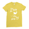 sip me baby one more time wine glass Ladies Fitted T-Shirt