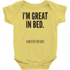 great in bed Baby Bodysuit