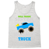 monster truck shirt for boys toddlers Tank Top