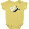 swan dive Baby Bodysuit