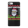 most wanted beard man this christmas iPhone 7 Case