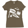 camp vibes Ladies Fitted T-Shirt