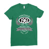 vintage quality without compromise 1961 aged to perfection Ladies Fitted T-Shirt