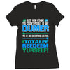 just wen i think you coundn't posible be any dumber you go and do somt Ladies Fitted T-Shirt