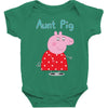 peppa pig aunt pig Baby Bodysuit