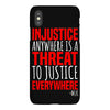 injustice anywhere is a threat iPhoneX