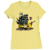 moving castle grayskull Ladies Fitted T-Shirt