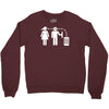 bla bla bla  fun shirt herrentag kult Crewneck Sweatshirt