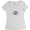 cat ion Women's Triblend Scoop T-shirt