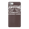 this is what an awesome uncle looks like   mens funny father's day iPhone 7 Case