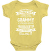 Super Cool Grammy Of A Freaking Awesome Granddaughter Baby Onesie