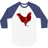 chiken red 3/4 Sleeve Shirt