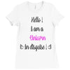 I'm a Unicorn Ladies Fitted T-Shirt