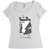 %5 unicorn %95 ninja Women's Triblend Scoop T-shirt
