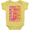 my heart is empty Baby Onesie