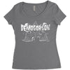 demogorgan Women's Triblend Scoop T-shirt