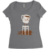 flood Women's Triblend Scoop T-shirt