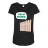 hi de ho neighbor Maternity Scoop Neck T-shirt