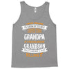 Super Cool Grandpa Of A Freaking Awesome Grandson Tank Top